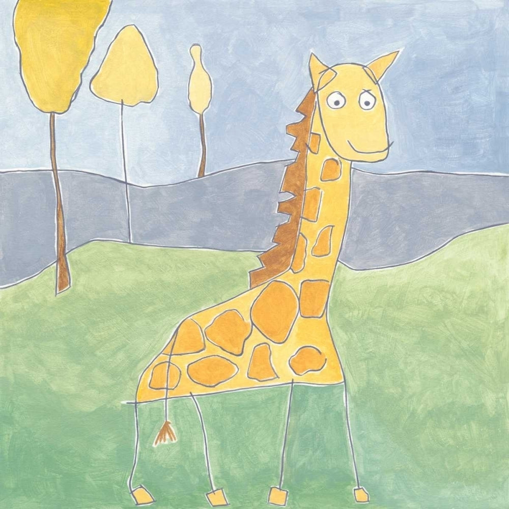 Quinns Giraffe Poster Print - Megan Meagher-VARPDX149445D Image 1