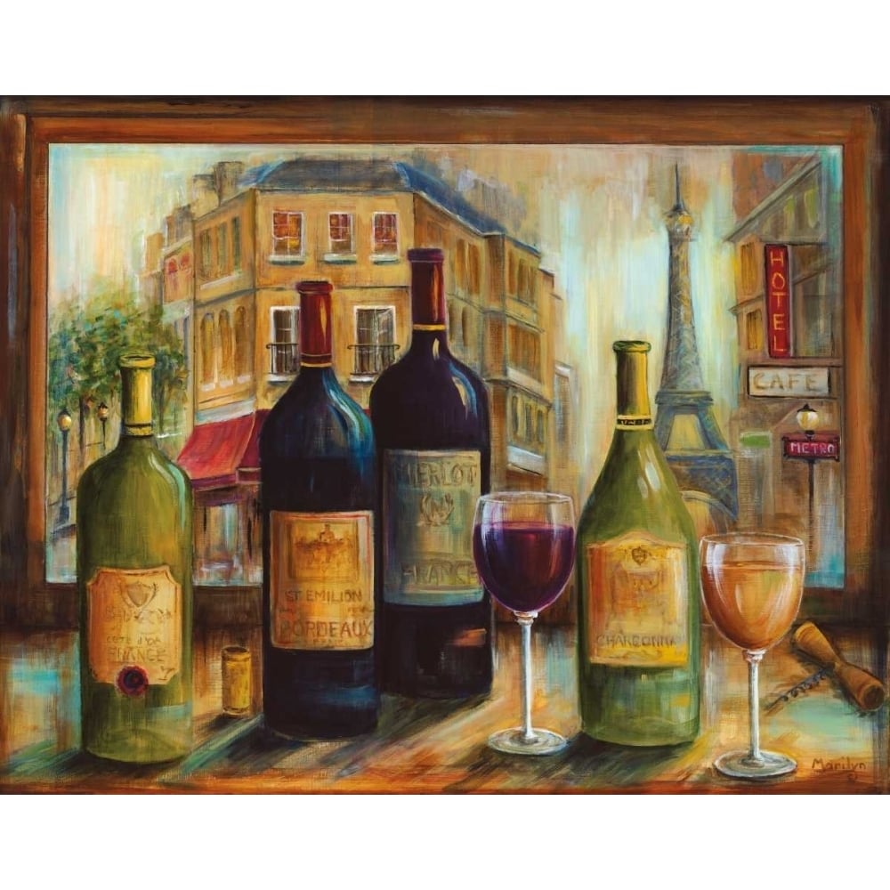 Bistro de Paris Poster Print by Marilyn Dunlap-VARPDX14946 Image 1