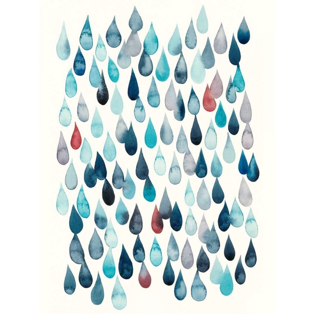 Watercolor Drops I Poster Print - Grace Popp-VARPDX149674Z Image 1