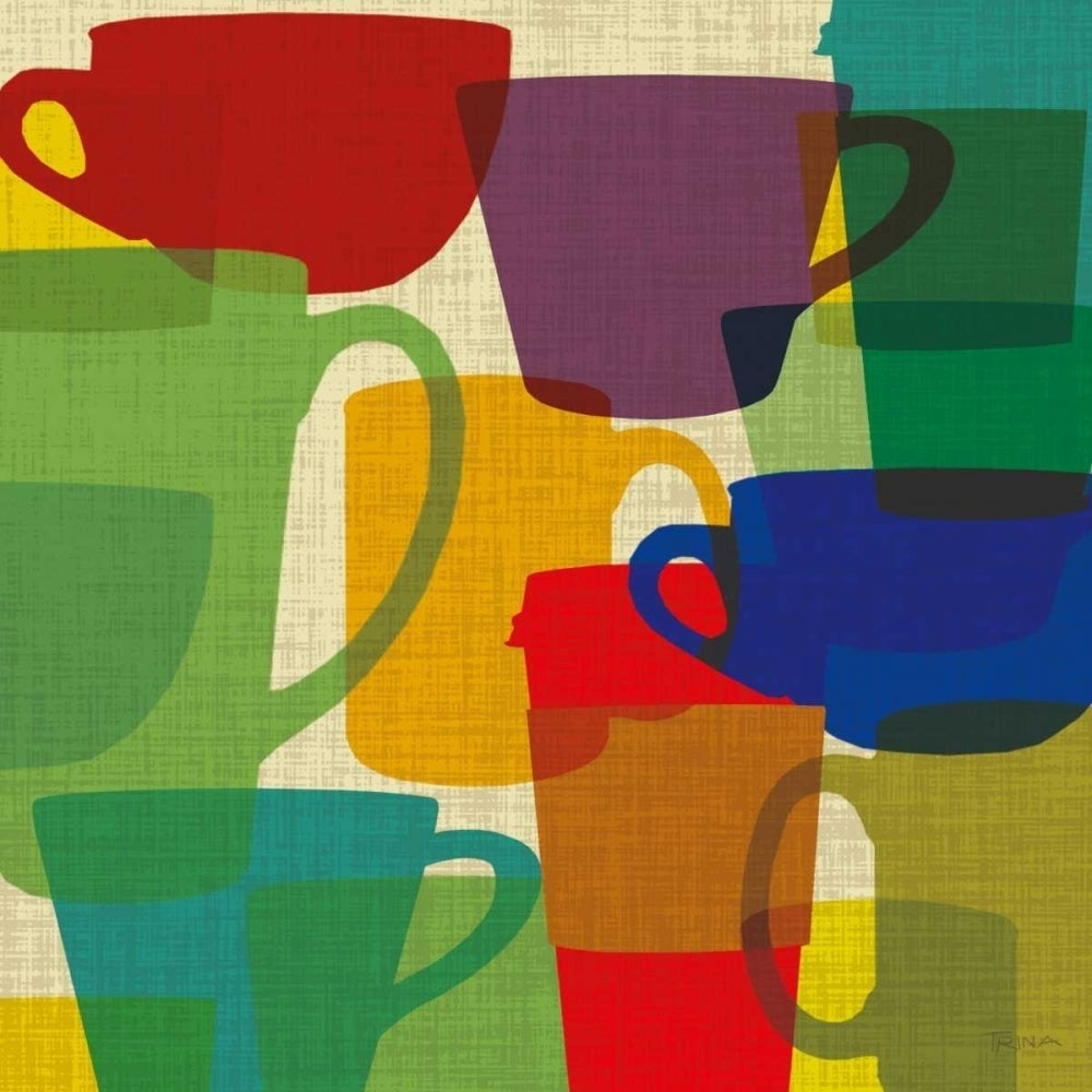 Kitchen Cups Poster Print by Katrina Craven-VARPDX14966 Image 2