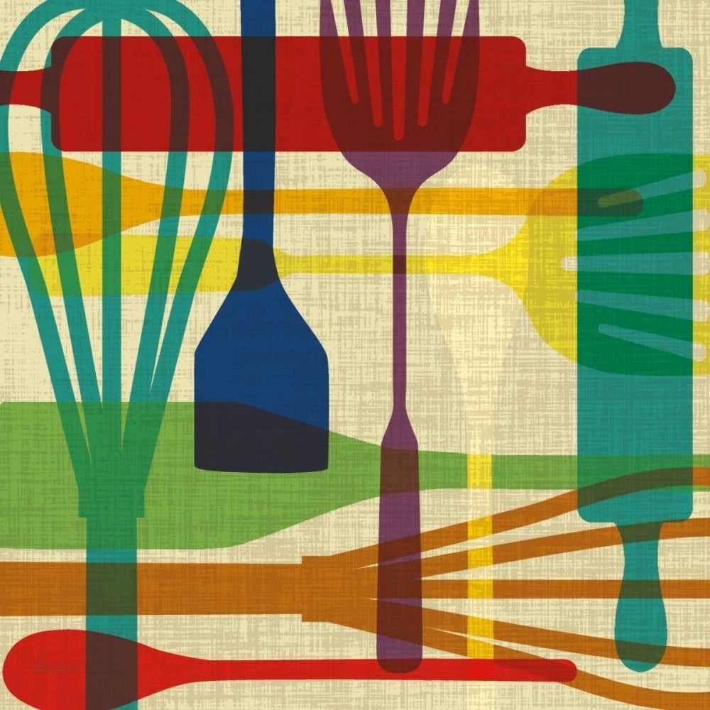 Kitchen Utensils Poster Print by Katrina Craven-VARPDX14967 Image 2