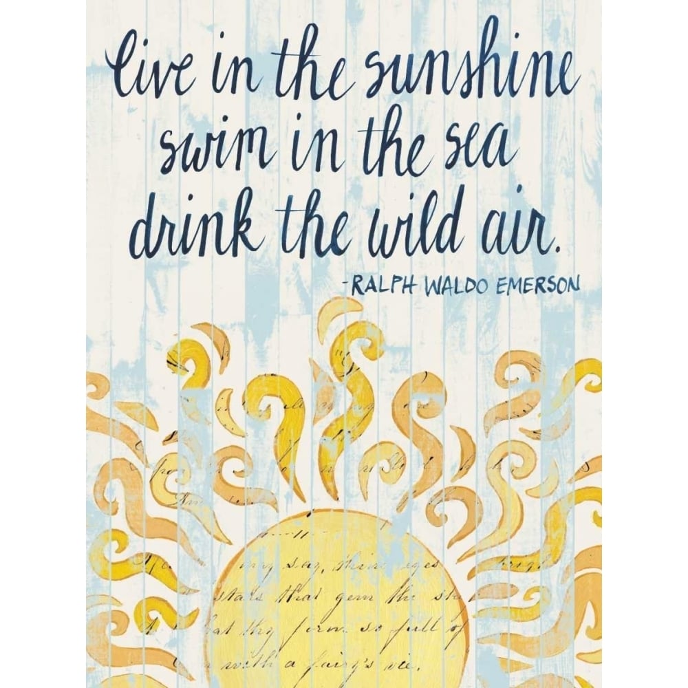 Sunny Day Words I Poster Print - Grace Popp-VARPDX149725D Image 1