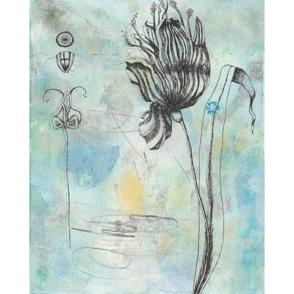 Botanical Abstract I Poster Print - Naomi McCavitt-VARPDX149776Z Image 1