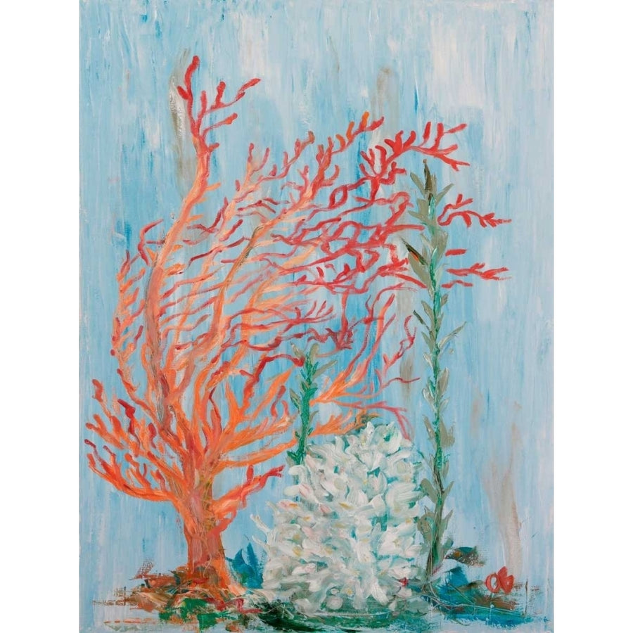 Painterly Coral I Poster Print - Olivia Brewington-VARPDX149981GG Image 1