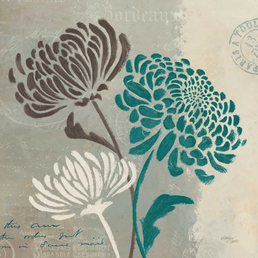 Chrysanthemums II Poster Print by Wellington Studio-VARPDX15006 Image 1