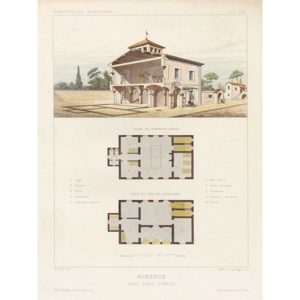 Habitations Modernes IV Poster Print - A. Morel-VARPDX150094Z Image 1