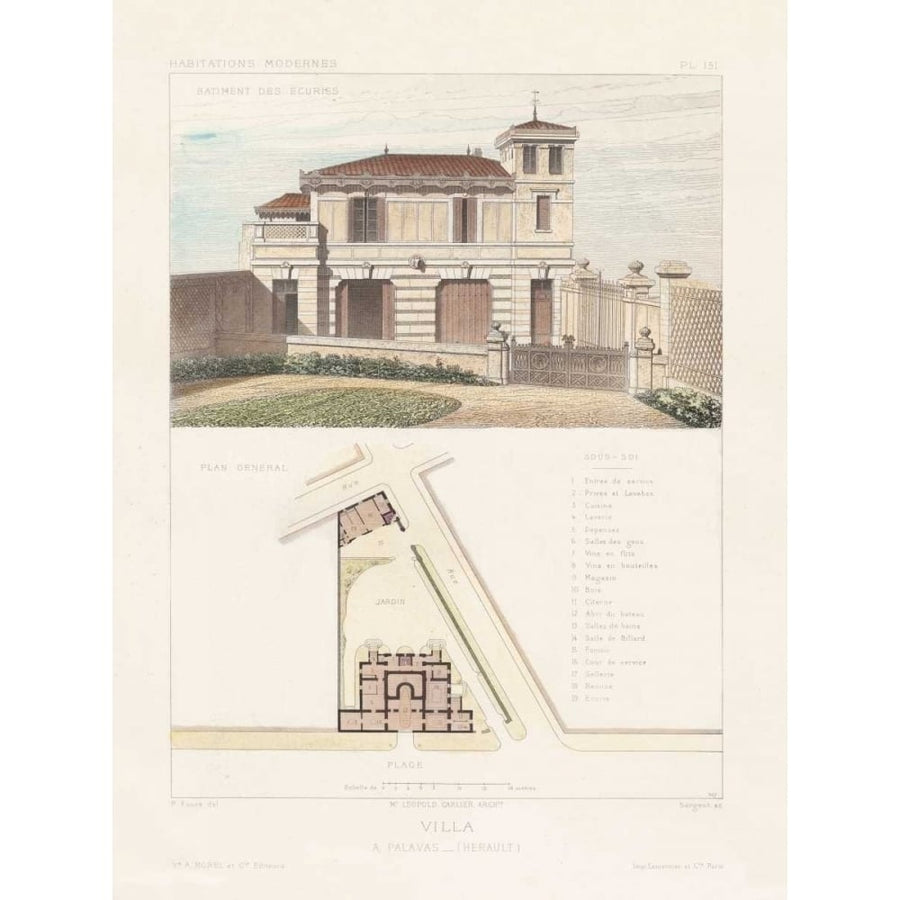 Habitations Modernes III Poster Print - A. Morel-VARPDX150093Z Image 1