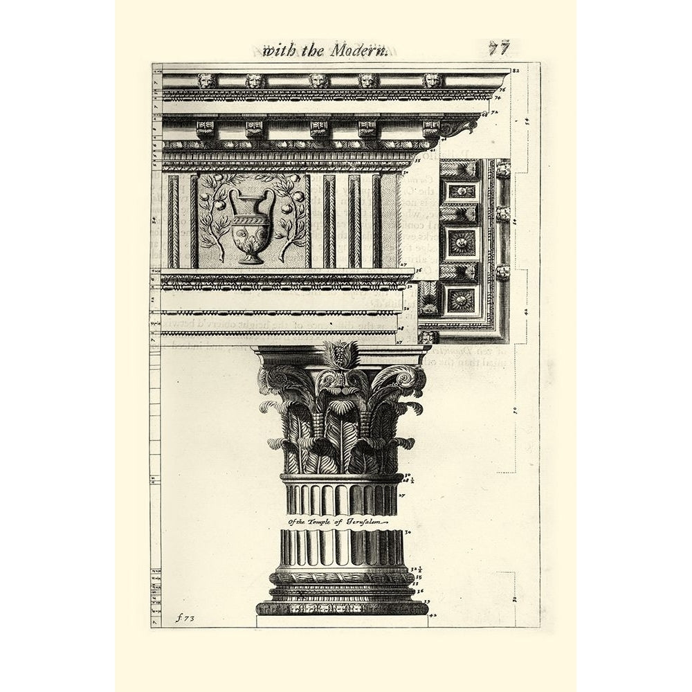 Custom Ancient Architecture VII Poster Print - John Evelyn-VARPDX150267D Image 1