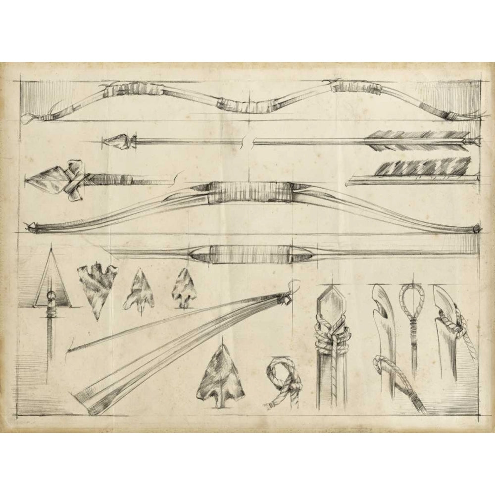 Arrow Schematic II Poster Print - Ethan Harper-VARPDX150294Z Image 1