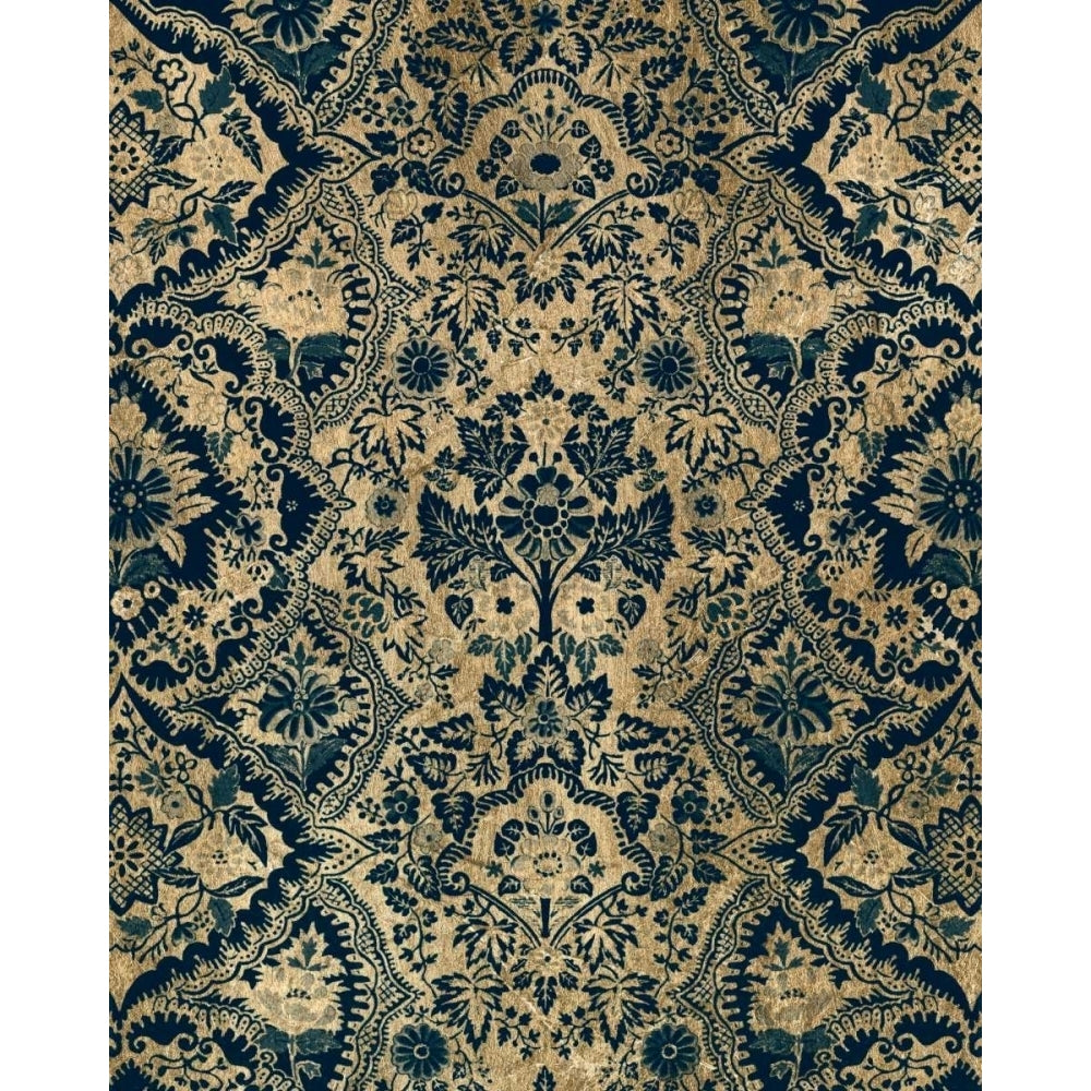 Baroque Tapestry in Aged Indigo I Poster Print - Studio Vision-VARPDX150766Z Image 1