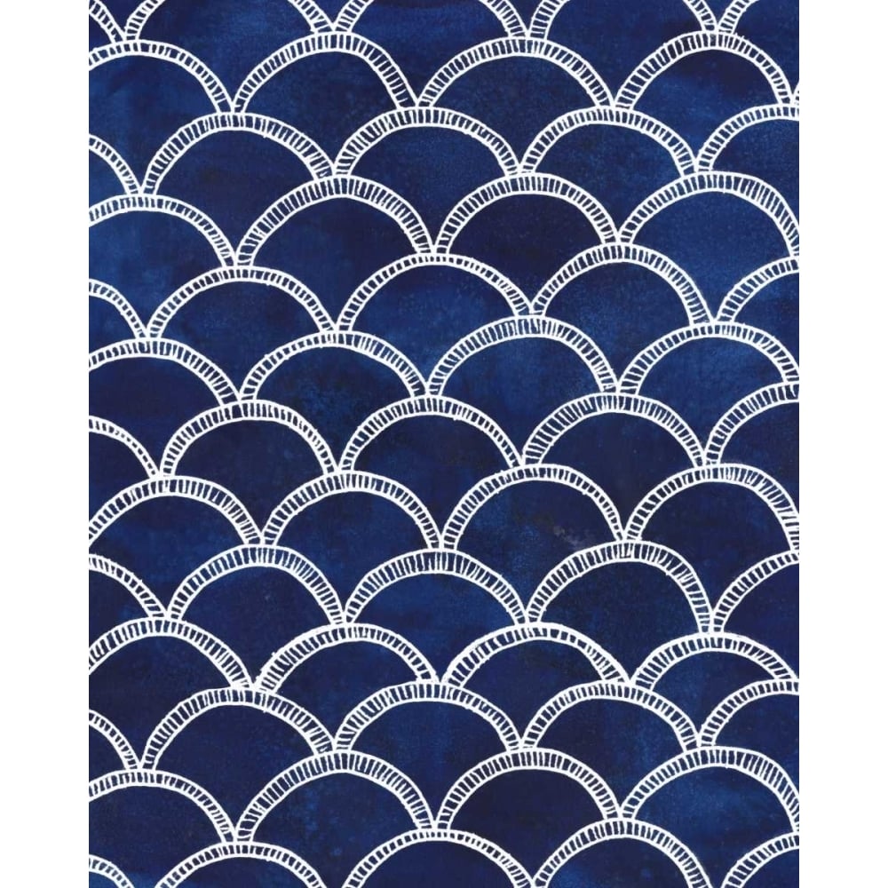 Indigo Pattern II Poster Print - Grace Popp-VARPDX151094GG Image 1