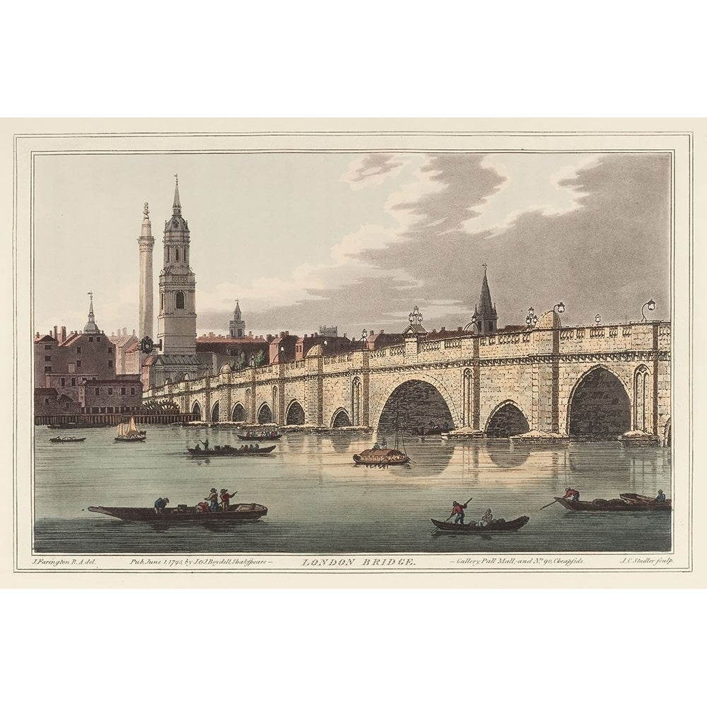 UA CH London Bridge Poster Print - Joseph Stadler-VARPDX151315Z Image 1