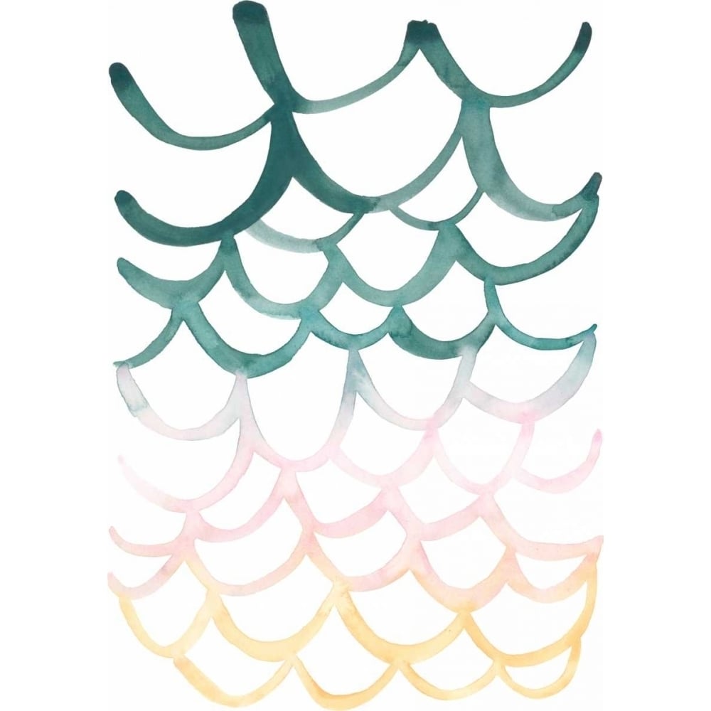 Mermaid Scales I Poster Print - Grace Popp-VARPDX151458D Image 1