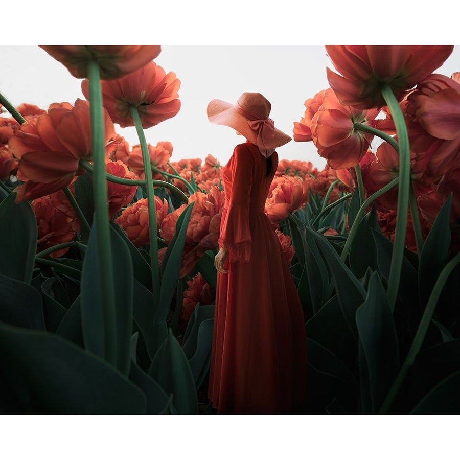 Woman And Flower Poster Print - Shanyewuyu-VARPDX1521026 Image 1