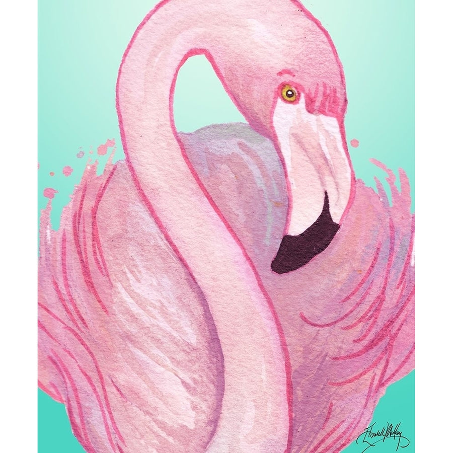 Flamingo Portrait by Elizabeth Medley-VARPDX15244F Image 1