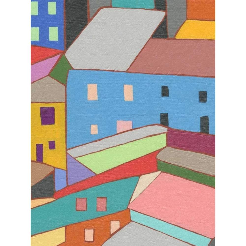 Rooftops in Color I Poster Print - Nikki Galapon-VARPDX152777D Image 1