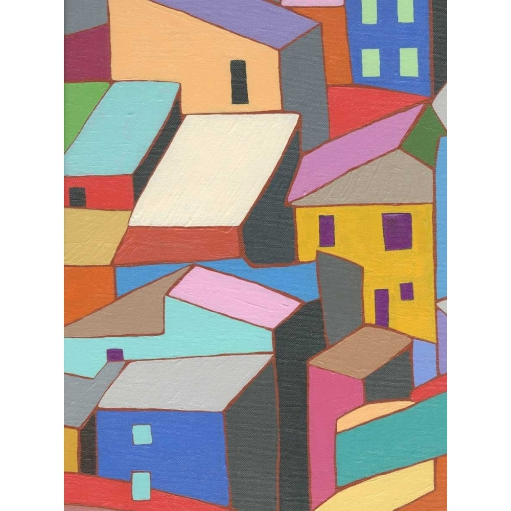 Rooftops in Color II Poster Print - Nikki Galapon-VARPDX152778D Image 1