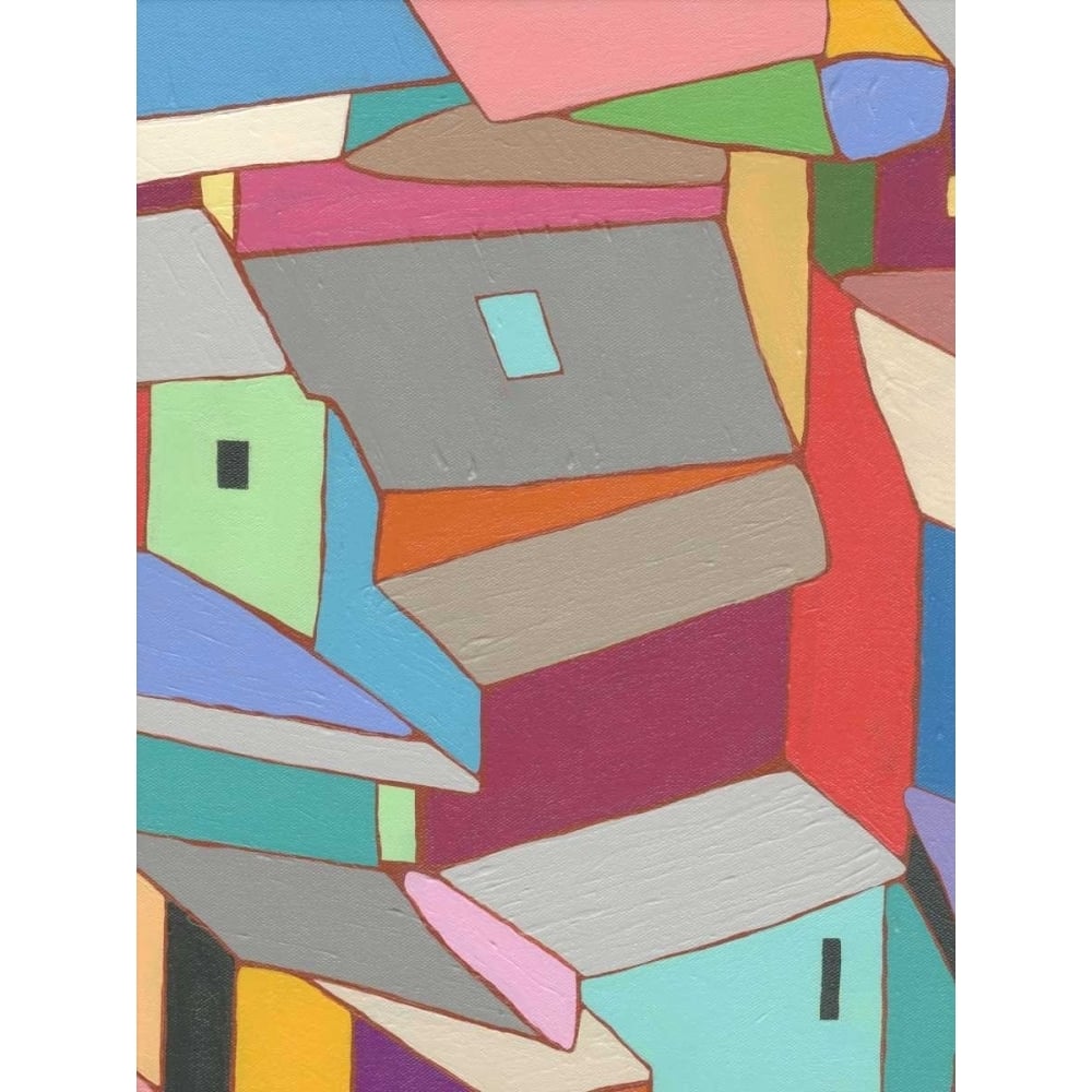 Rooftops in Color XI Poster Print - Nikki Galapon-VARPDX152787D Image 1