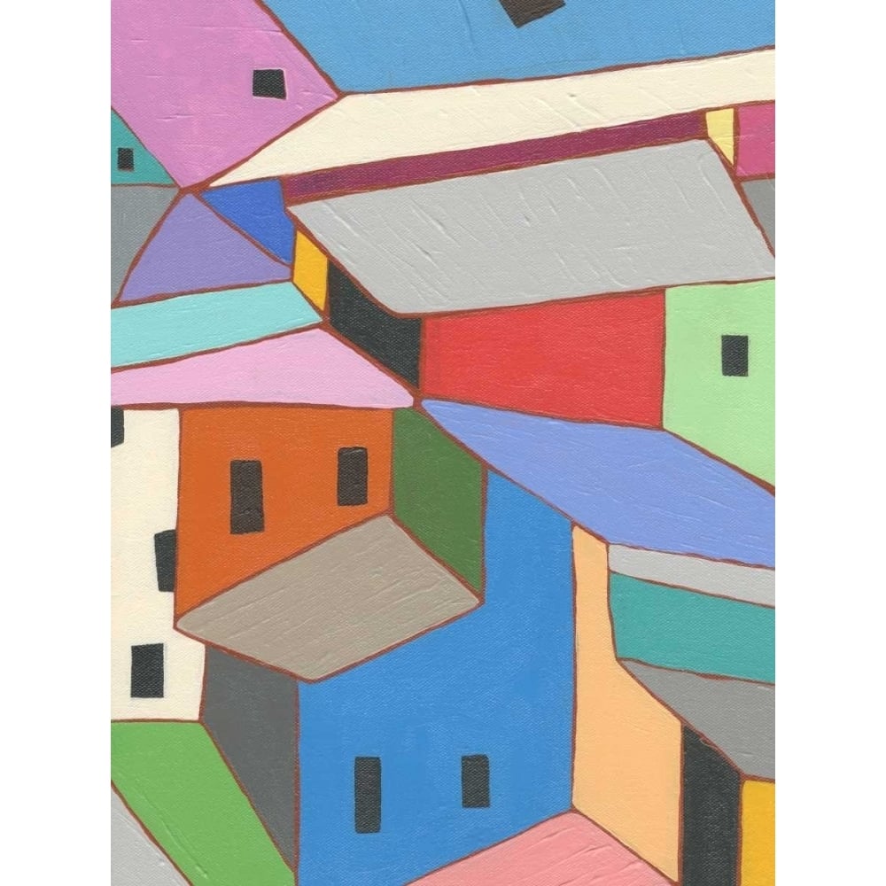 Rooftops in Color XII Poster Print - Nikki Galapon-VARPDX152788D Image 1