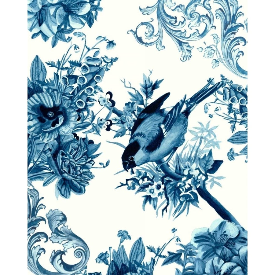 Bird and Branch in Indigo I Poster Print - Naomi McCavitt-VARPDX152992Z Image 1