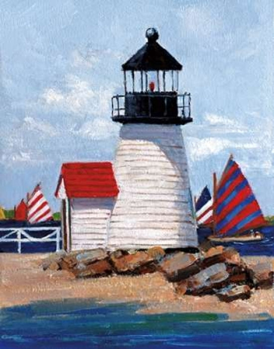 Edgartown Lighthouse Poster Print by Sally Swatland-VARPDX15303 Image 1