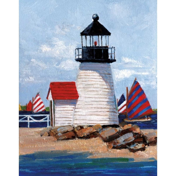 Edgartown Lighthouse Poster Print by Sally Swatland-VARPDX15303 Image 2