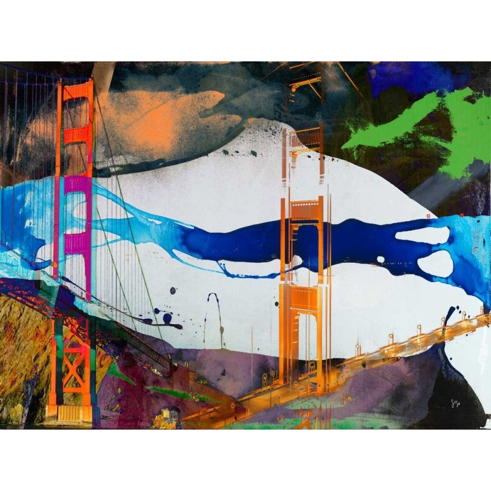 San Francisco Bridge Abstract I Poster Print - Sisa Jasper-VARPDX153161Z Image 1