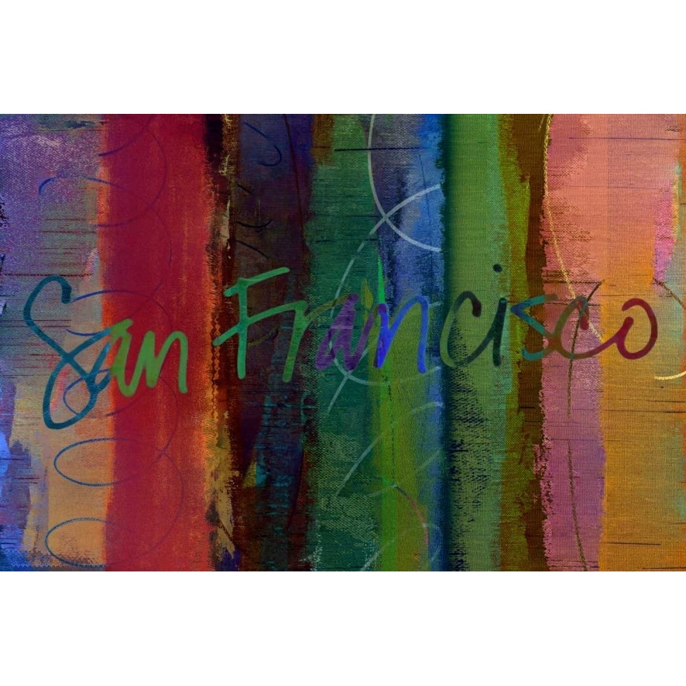 Abstract San Francisco Poster Print - Sisa Jasper-VARPDX153219D Image 1