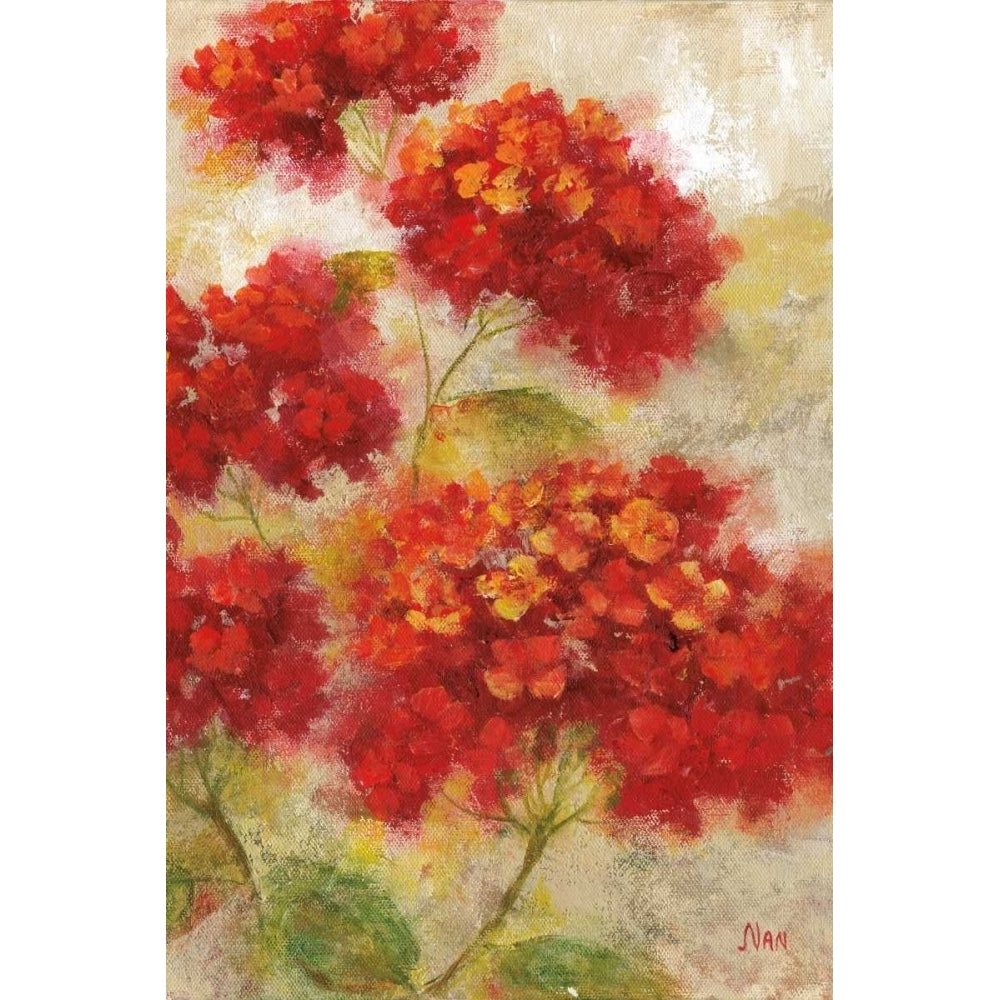 Red Floral I Poster Print by Nan-VARPDX15339 Image 2