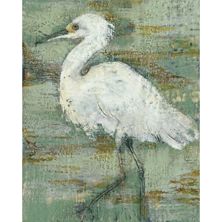 Textured Heron I Poster Print - Jennifer Goldberger-VARPDX153554Z Image 1