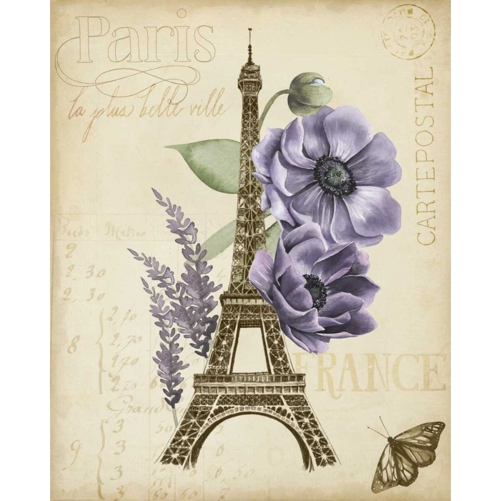 Paris Ephemera II Poster Print - Grace Popp-VARPDX153965GG Image 1