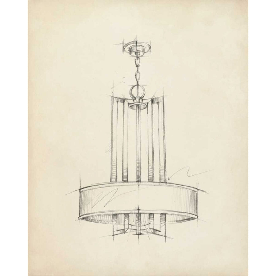 Mid Century Chandelier I Poster Print - Ethan Harper-VARPDX154445Z Image 1