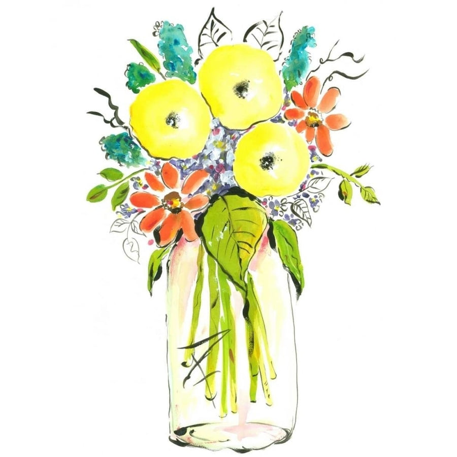 Flower Vase I Poster Print - Julia Minasian-VARPDX154552GG Image 1