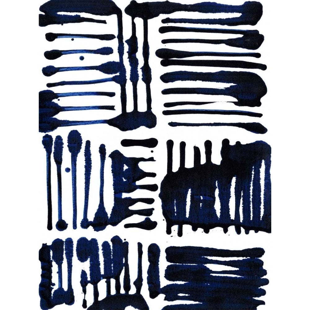 Indigo Stripes II Poster Print - Jodi Fuchs-VARPDX154630FN Image 1