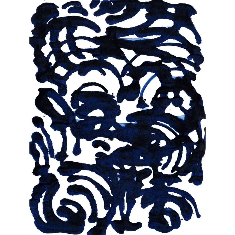 Indigo Swirls II Poster Print - Jodi Fuchs-VARPDX154632FN Image 1