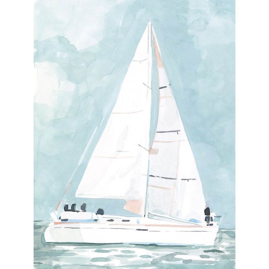 Soft Sailboat I Poster Print - Emma Scarvey-VARPDX156193FN Image 1