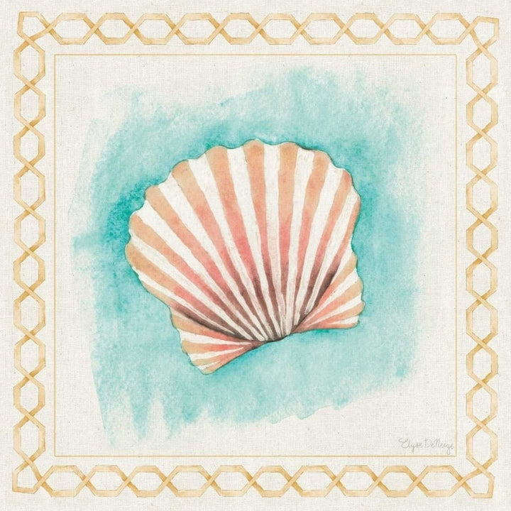 Coastal Mist Scallop Poster Print by Elyse DeNeige-VARPDX15606 Image 1