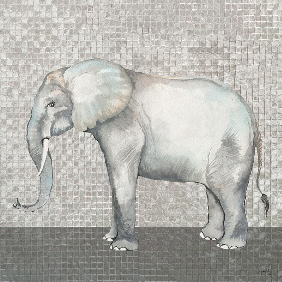 Introspective Elephant Poster Print by Elizabeth Medley-VARPDX15723 Image 1