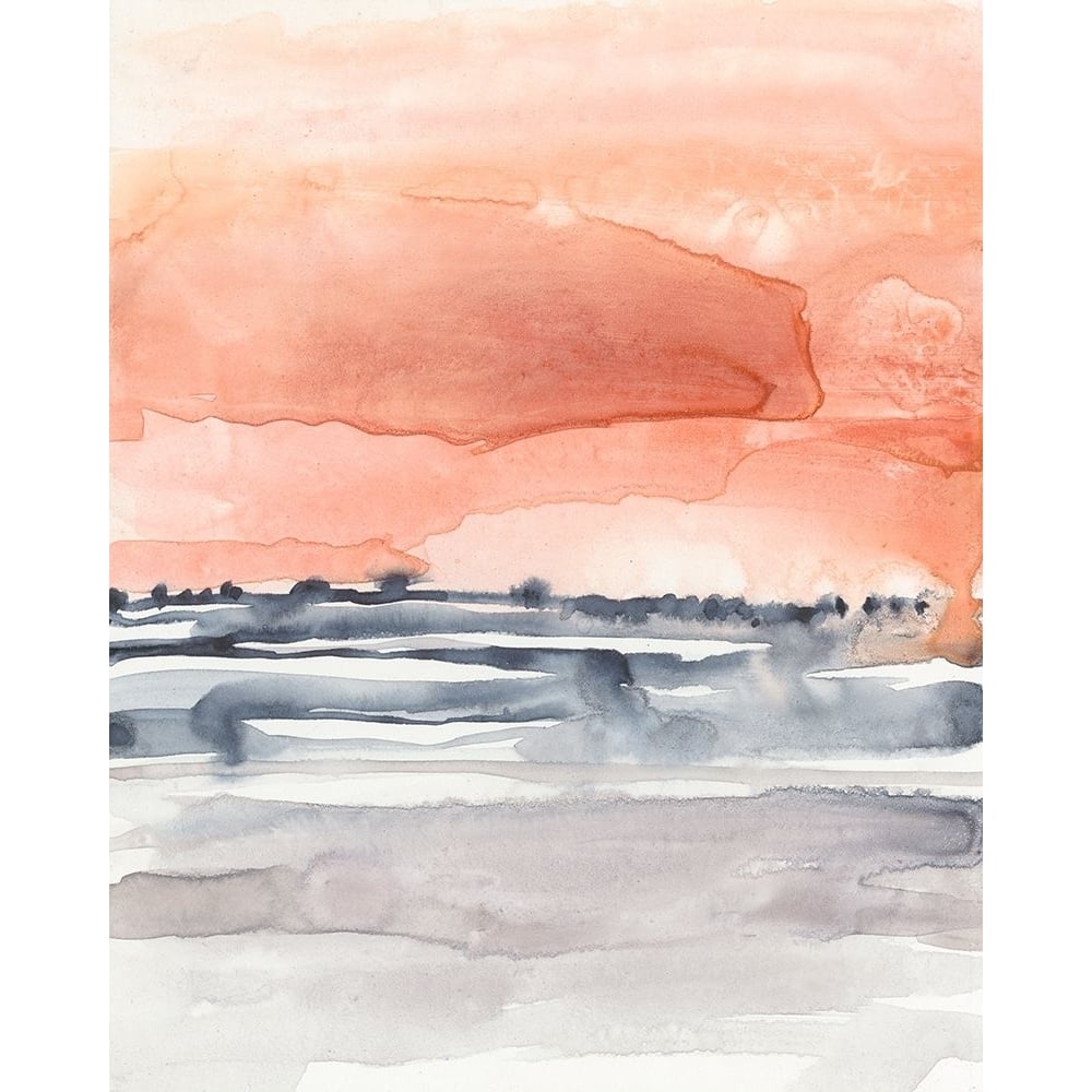 Coral Sky II Poster Print - Jennifer Goldberger-VARPDX158334FN Image 1