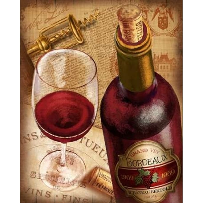 Bordeaux Wine Poster Print by Conrad Knutsen-VARPDX15870 Image 1