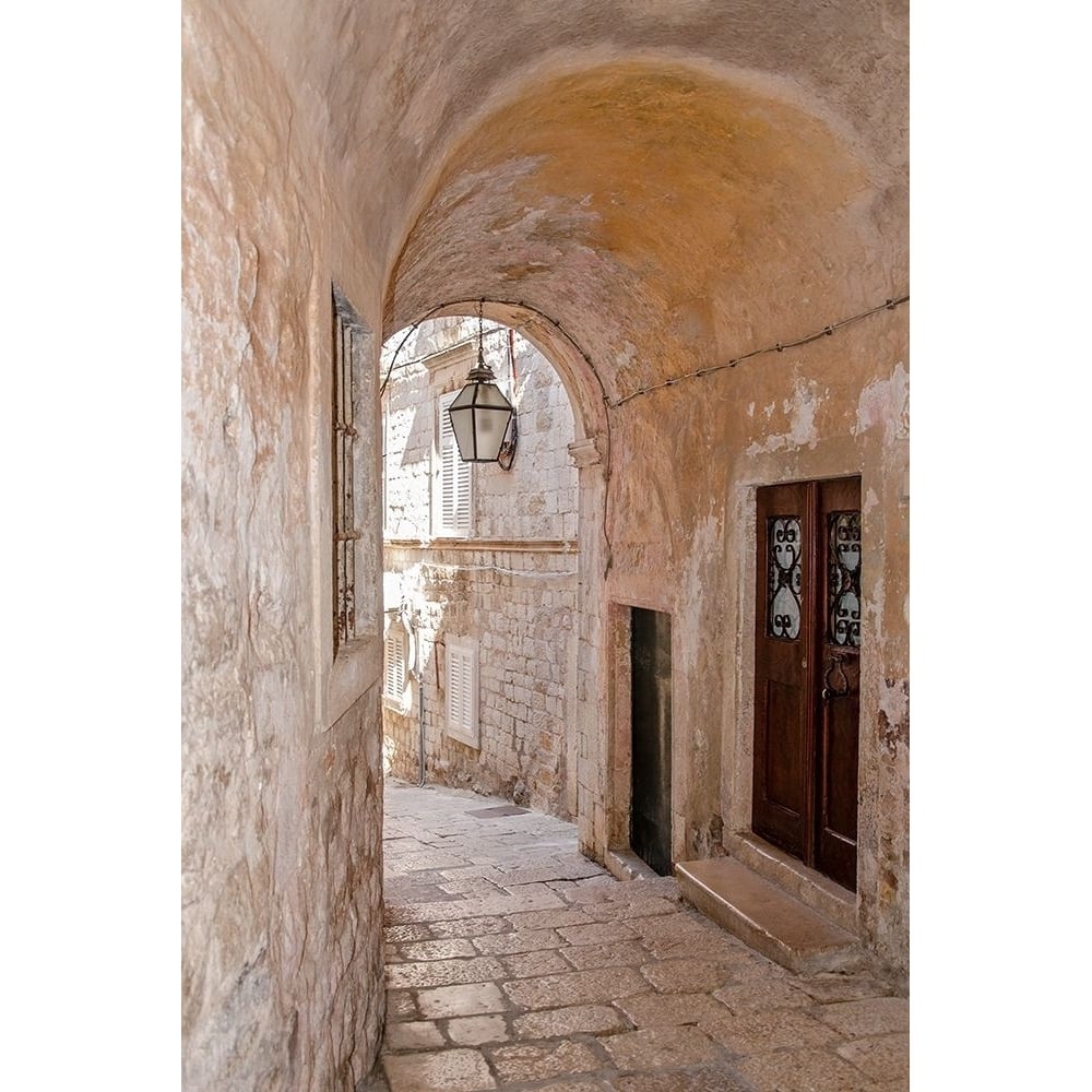 Quiet Passageway - Kotor Montenegro Poster Print - Laura DeNardo-VARPDX158855Z Image 1