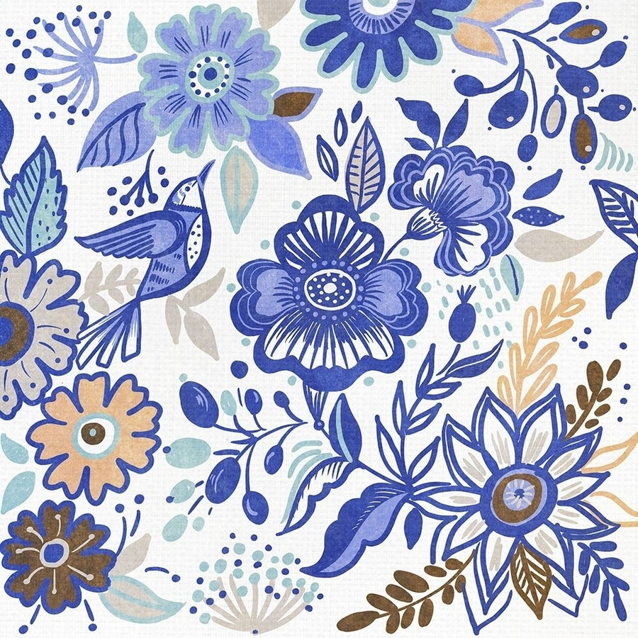 Botanical Azul II Poster Print by Ani Del Sol-VARPDX15916 Image 1