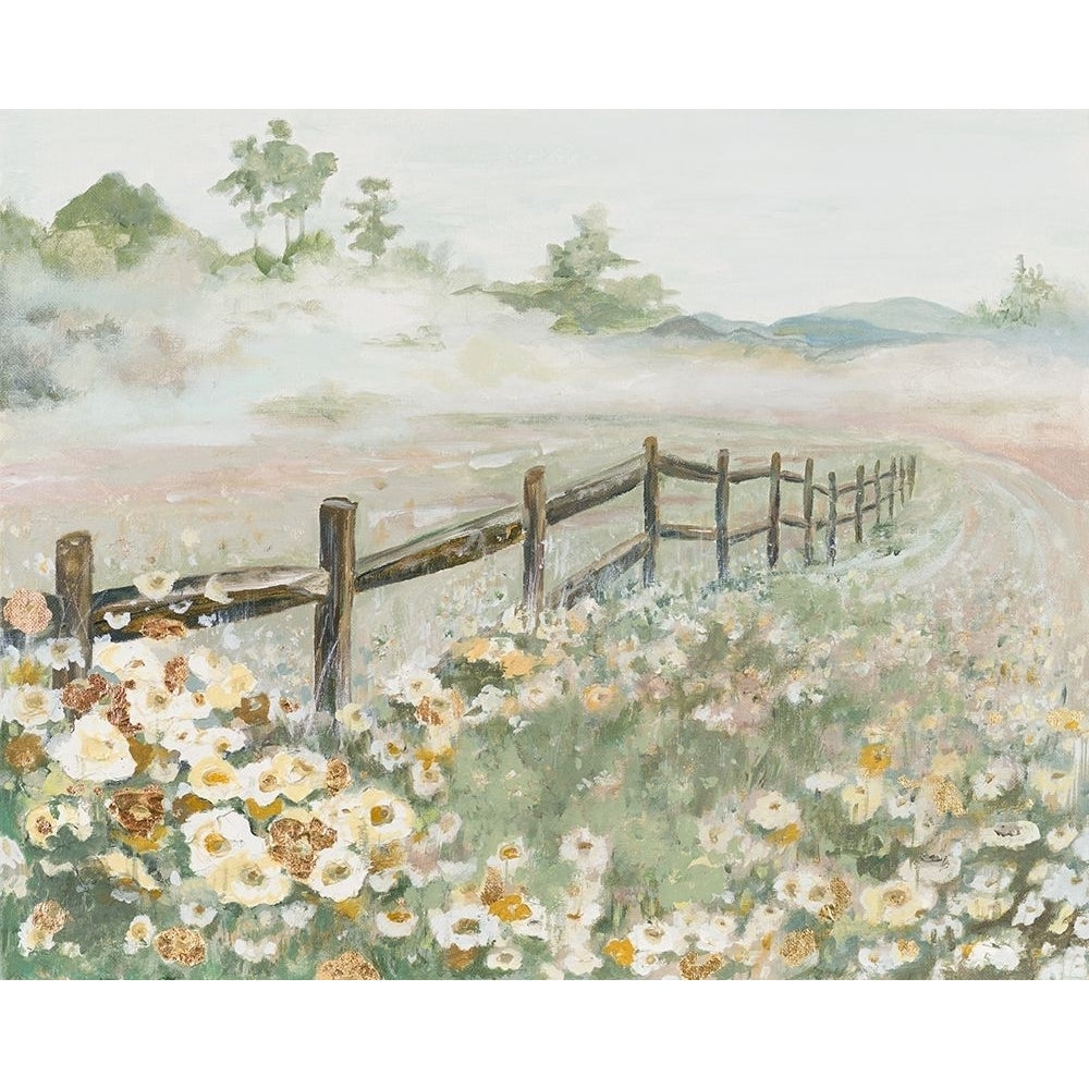 Fence with Flowers Poster Print by Patricia Pinto-VARPDX15929 Image 1