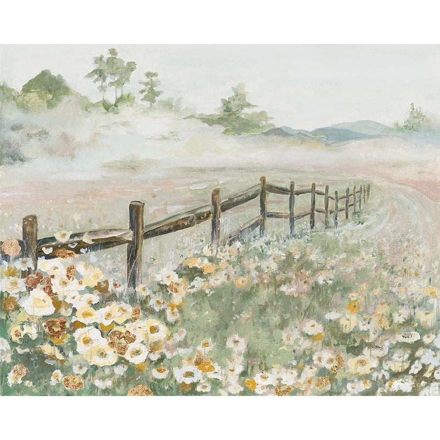 Fence with Flowers Poster Print by Patricia Pinto-VARPDX15929 Image 1