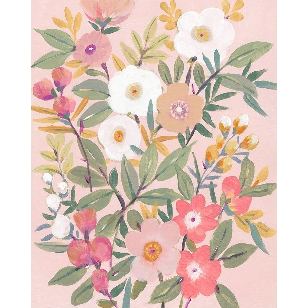 Pretty Pink Floral II Poster Print - Tim OToole-VARPDX159310Z Image 1