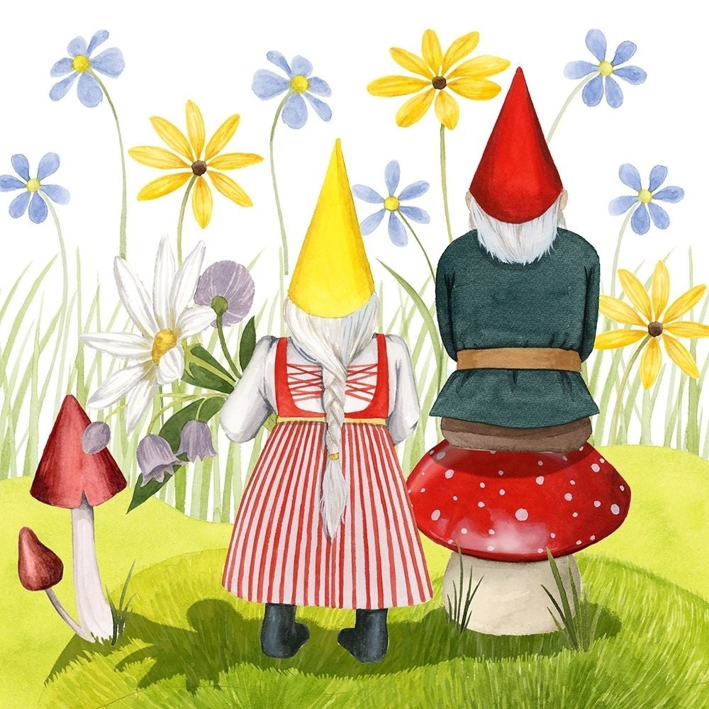 Gnome Neighbors III Poster Print - Grace Popp-VARPDX159469D Image 1