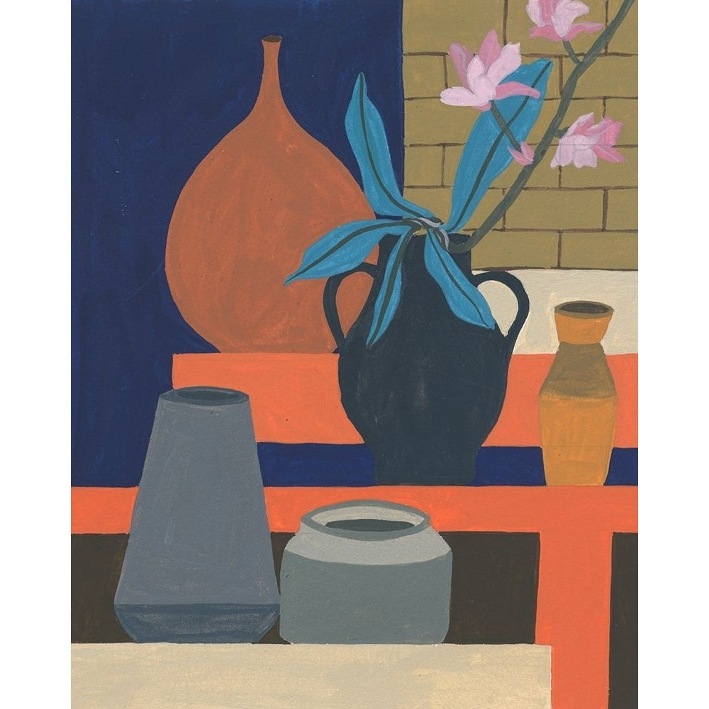 Vases on a Shelf I Poster Print - Melissa Wang-VARPDX160742Z Image 1