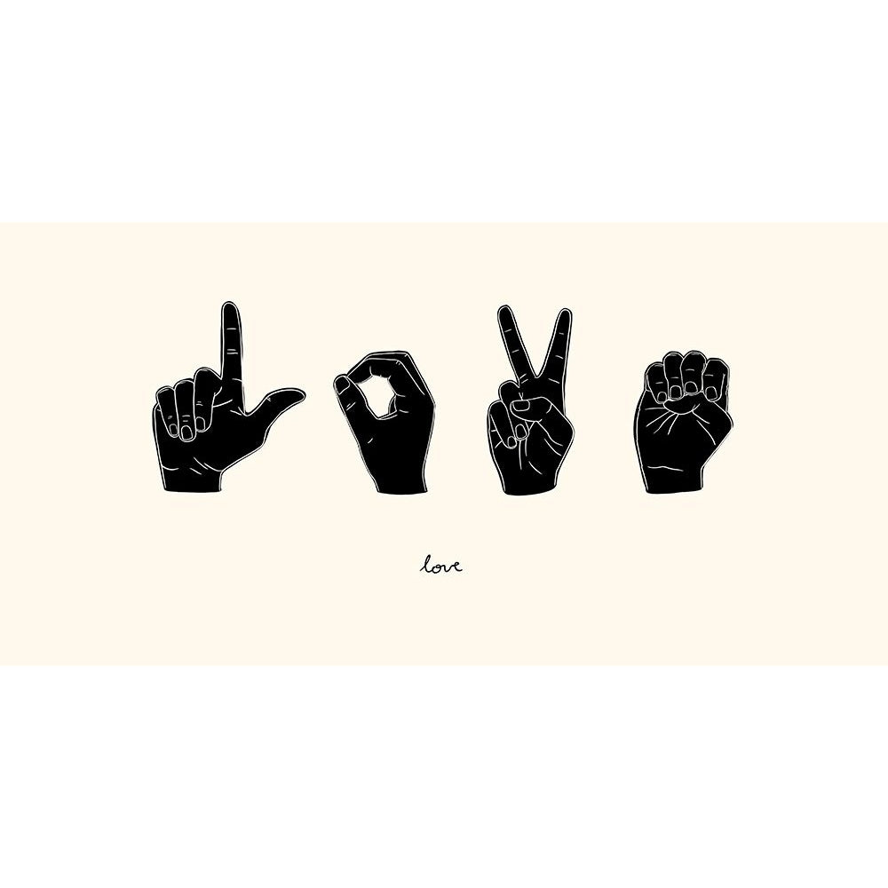 Sign Language IV Poster Print - Emma Scarvey-VARPDX160757Z Image 1