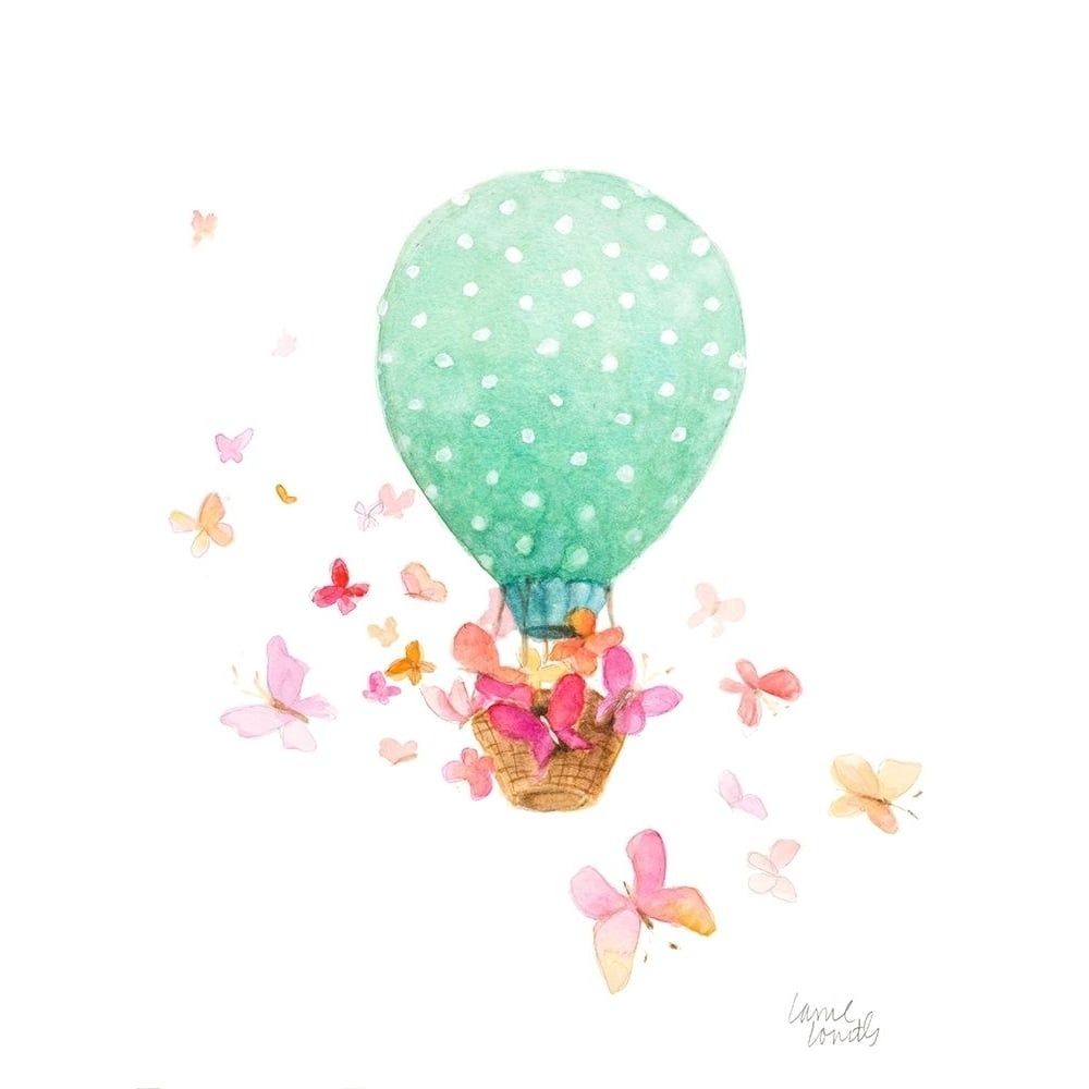 Hot Air Balloon With Butterflies by Lanie Loreth-VARPDX16093D Image 1