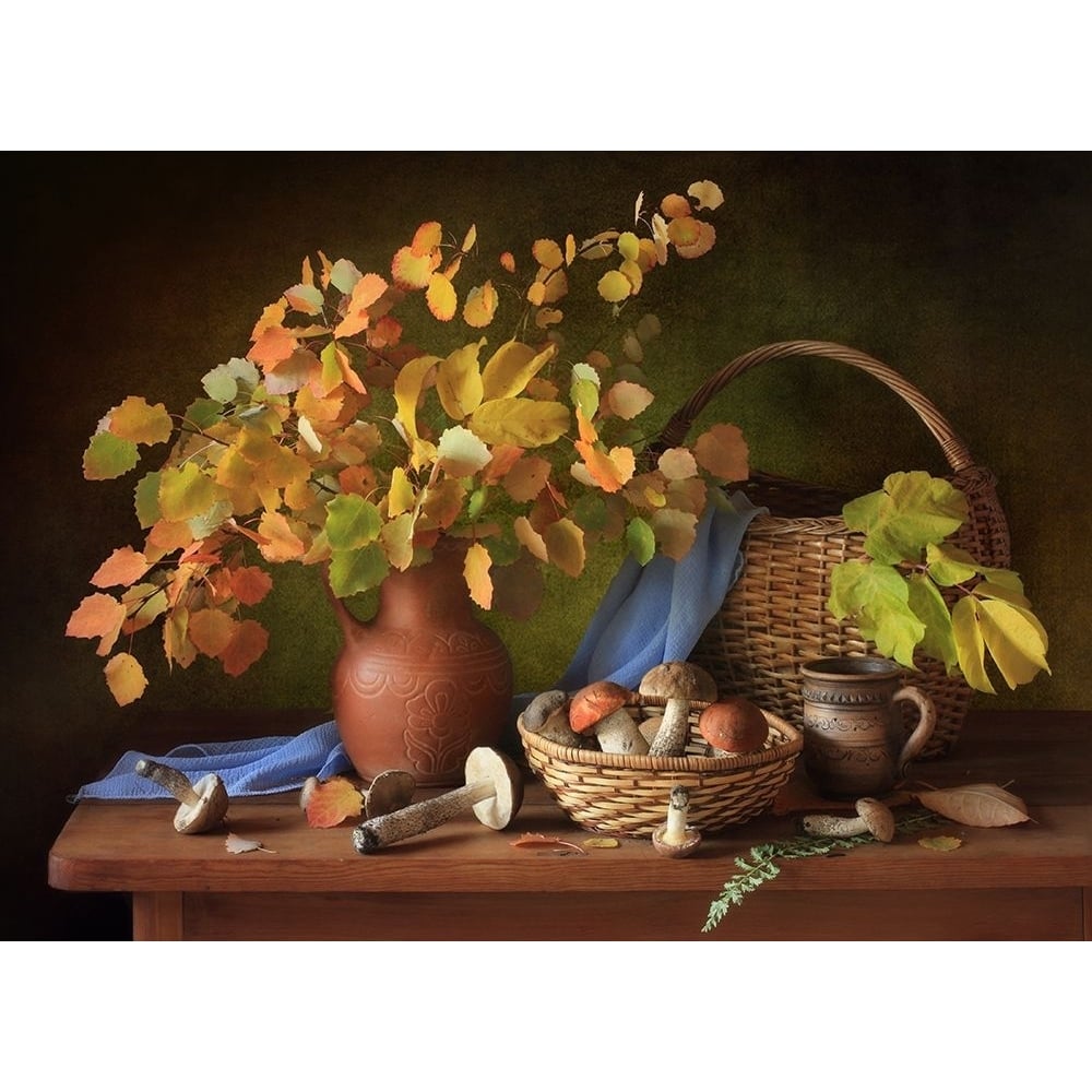 Autumn Still Life With Mushrooms Poster Print - Tatyana Skorokhod-VARPDX1609648 Image 1